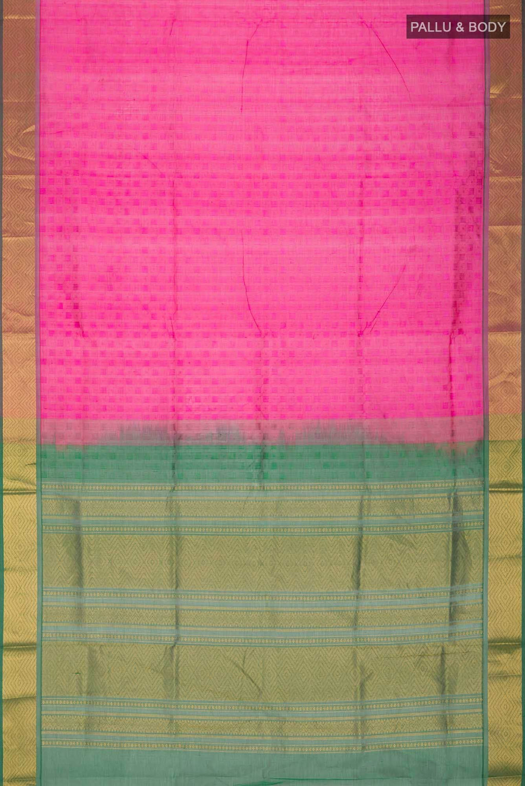 Pink Silk Cotton Saree