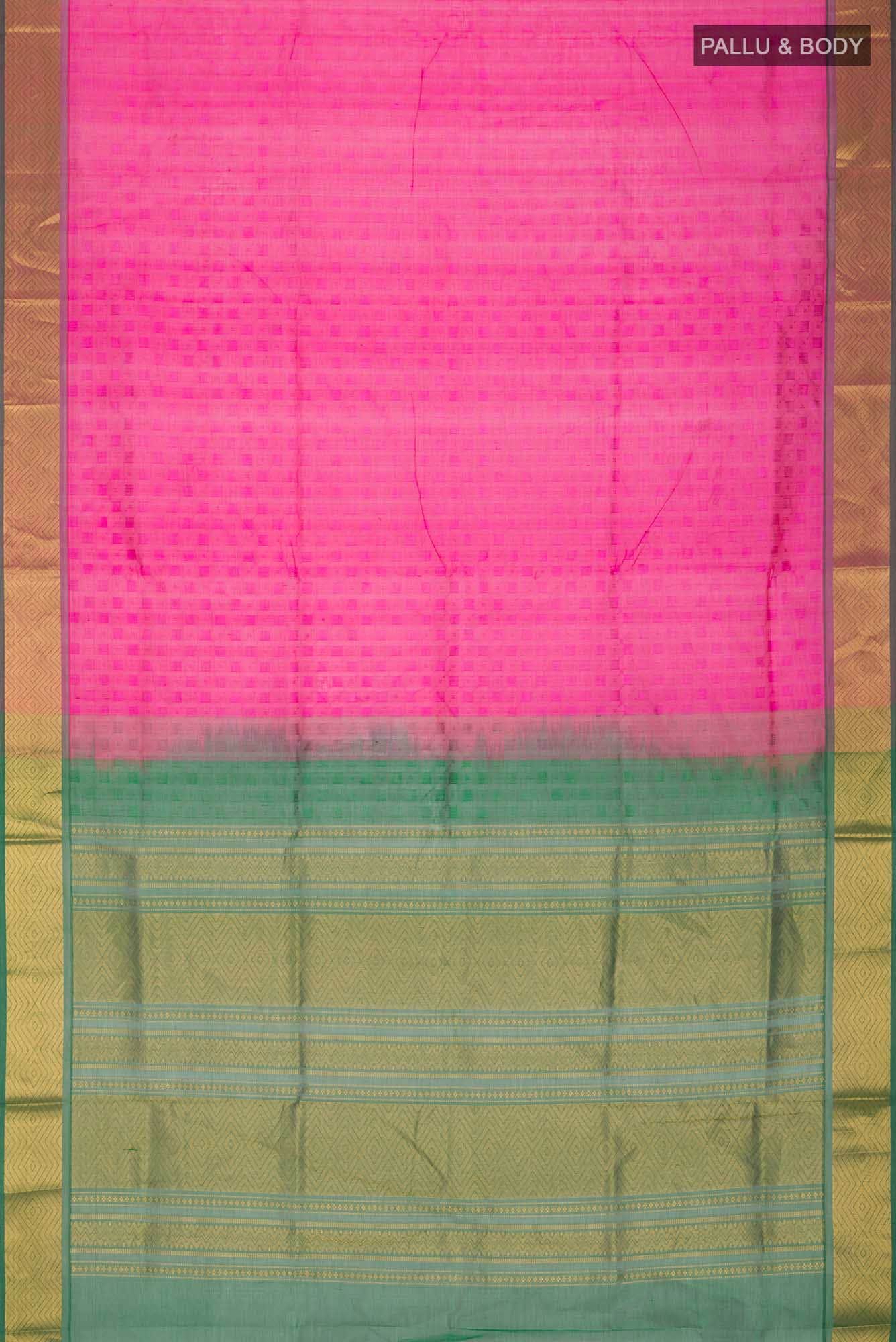 Pink Silk Cotton Saree