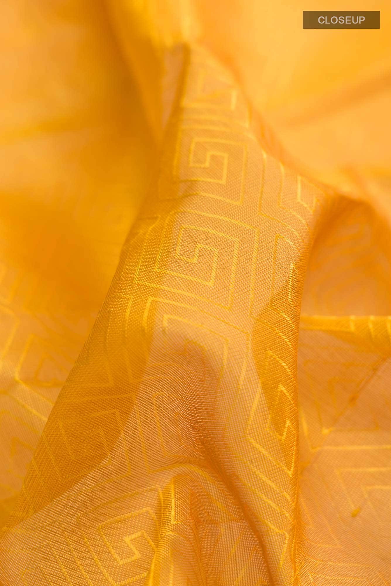 Yellow Silk Cotton Saree