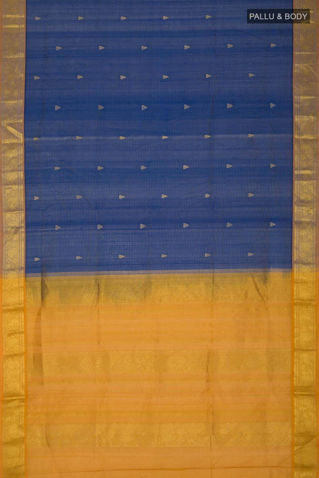 Blue Silk Cotton Saree