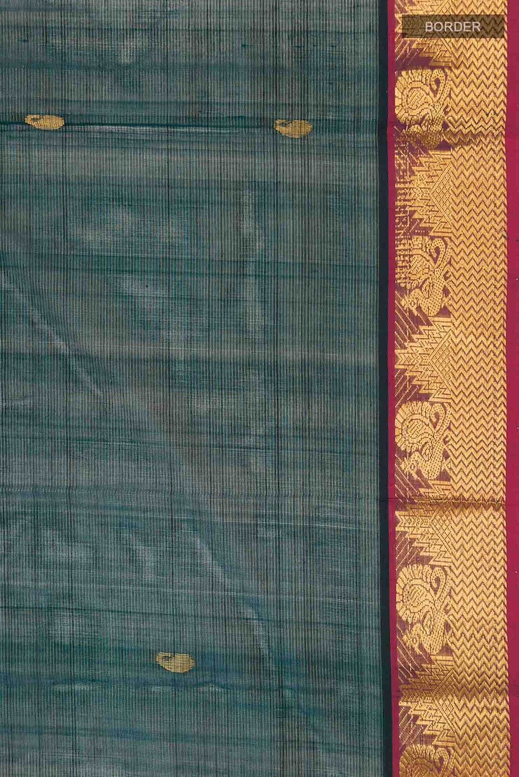 Green Silk Cotton Saree