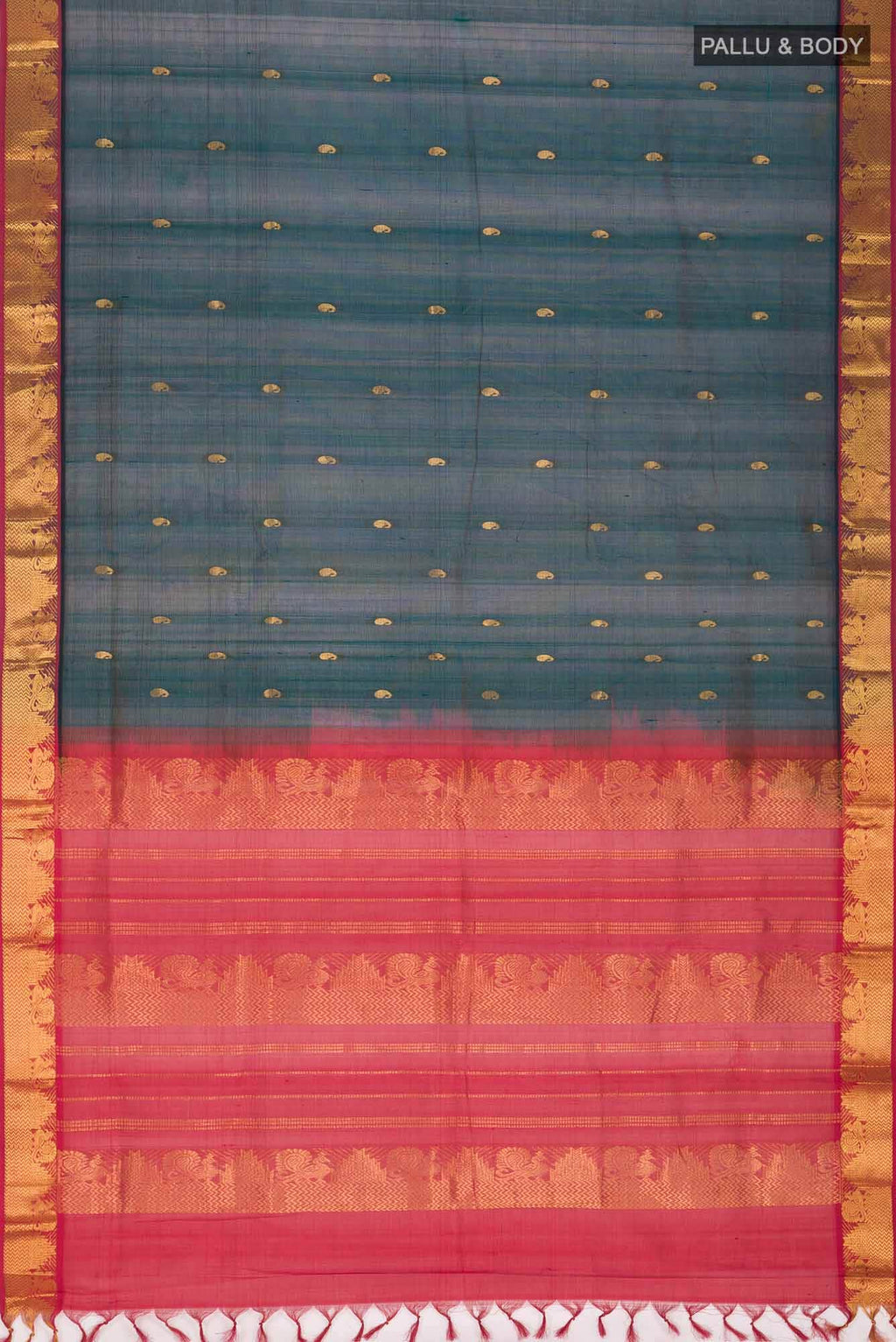Green Silk Cotton Saree