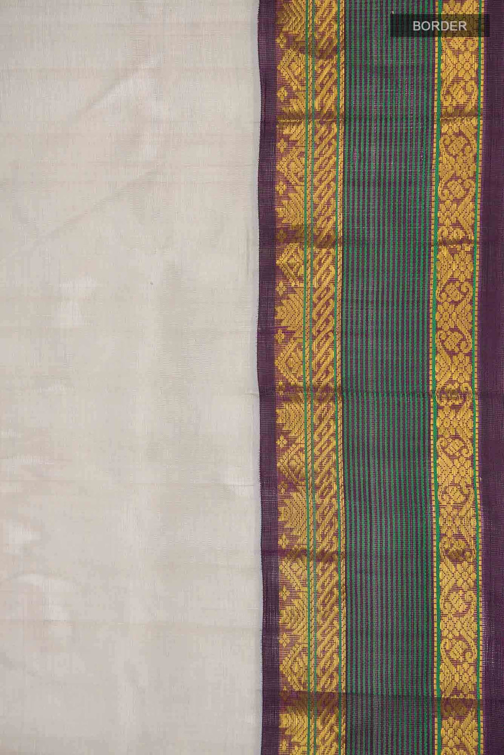 Grey Silk Cotton Saree
