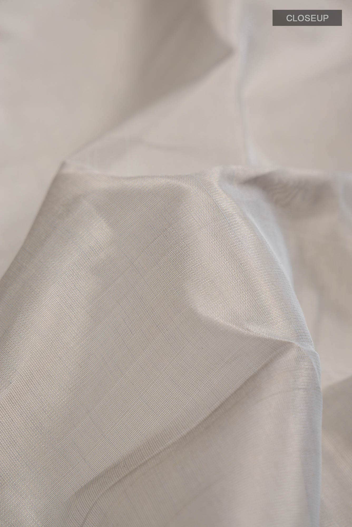 Grey Silk Cotton Saree
