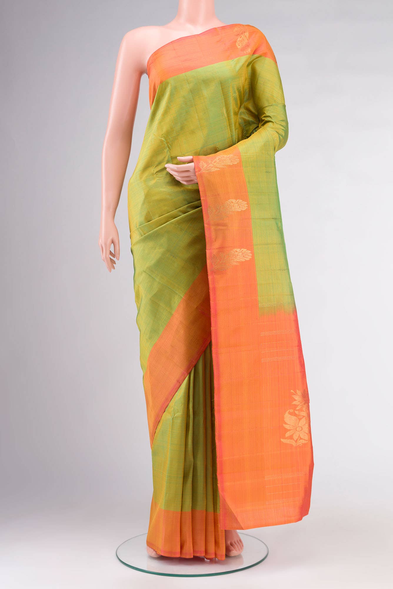 Green Kanchipuram Silk Saree