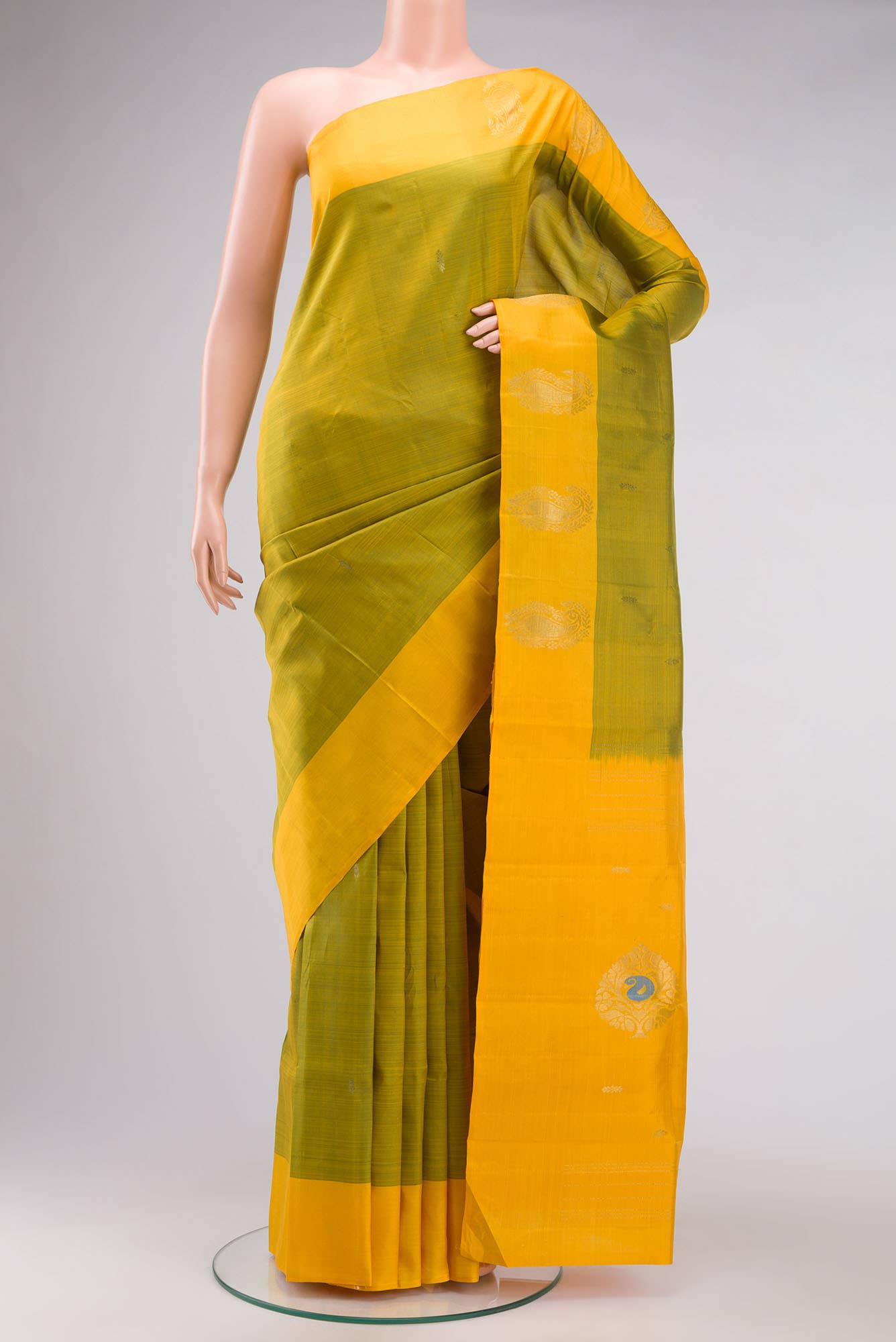 Green Kanchipuram Silk Saree