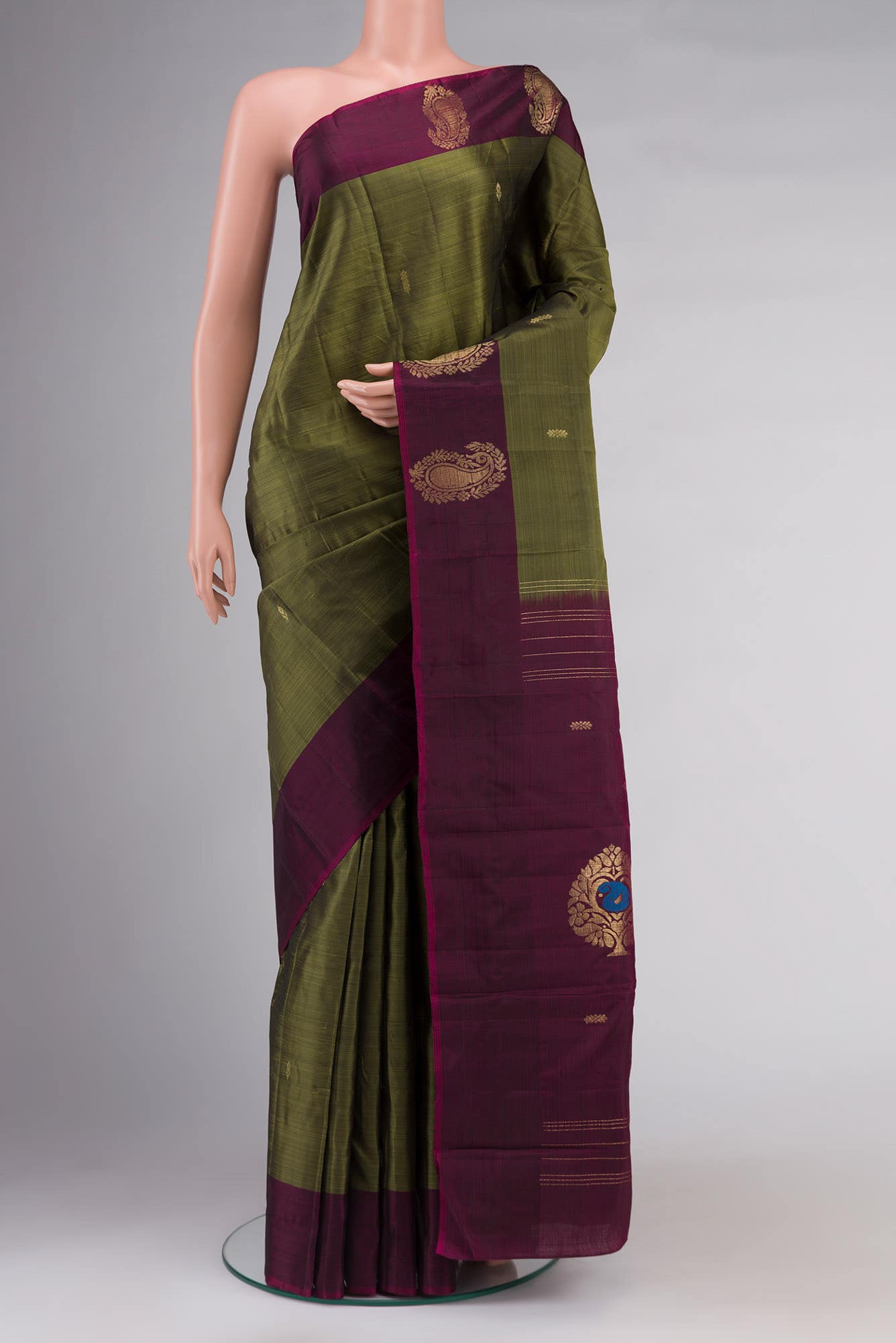 Green Kanchipuram Silk Saree