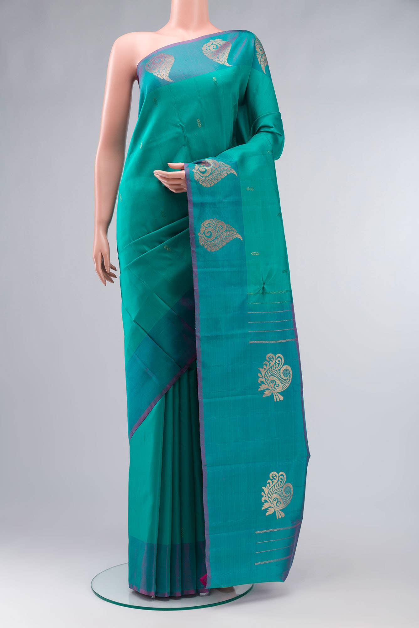 Green Kanchipuram Silk Saree