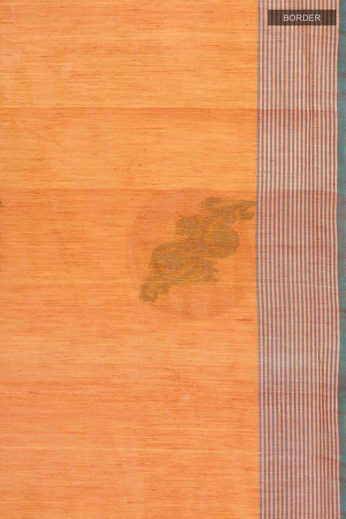 Mustard Silk Cotton Saree