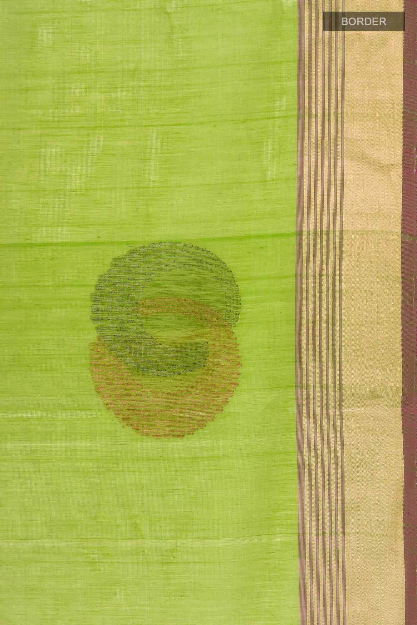 Green Silk Cotton Saree