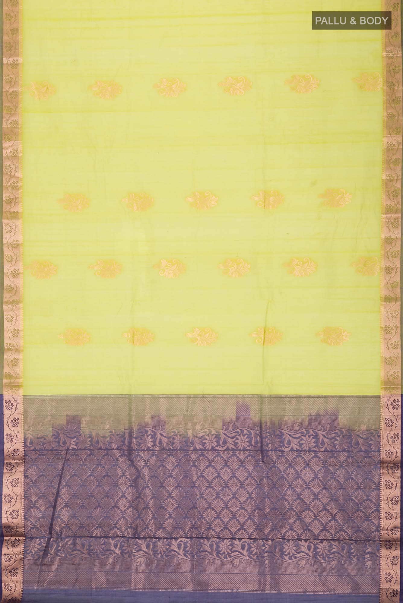 Green Silk Cotton Saree