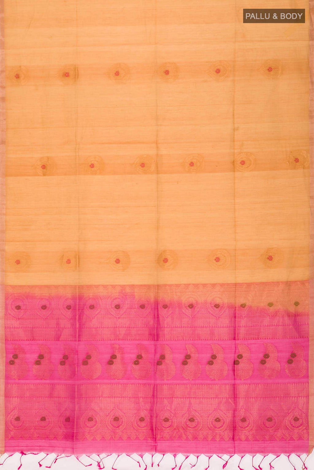 Yellow Silk Cotton Saree