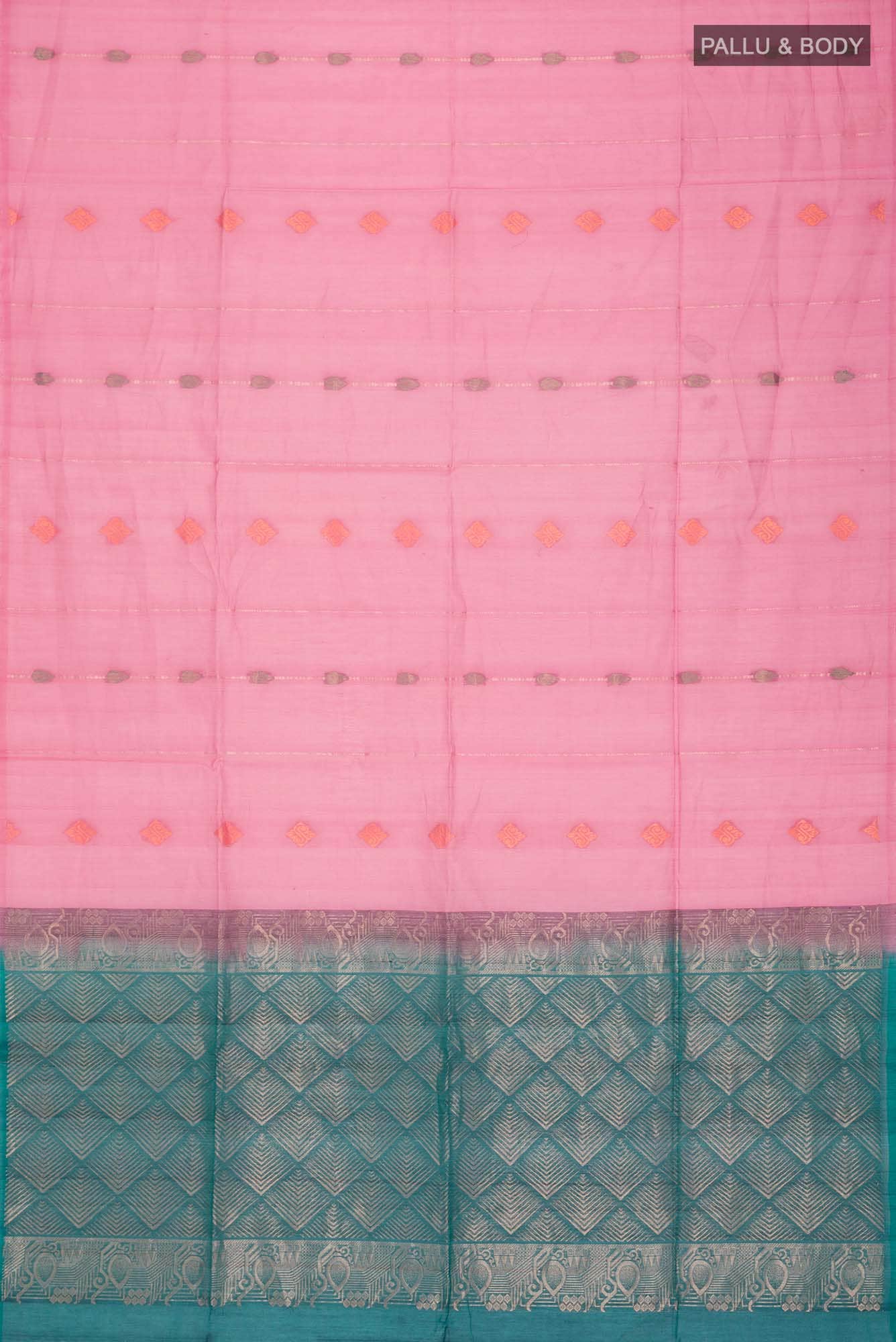 Pink Silk Cotton Saree