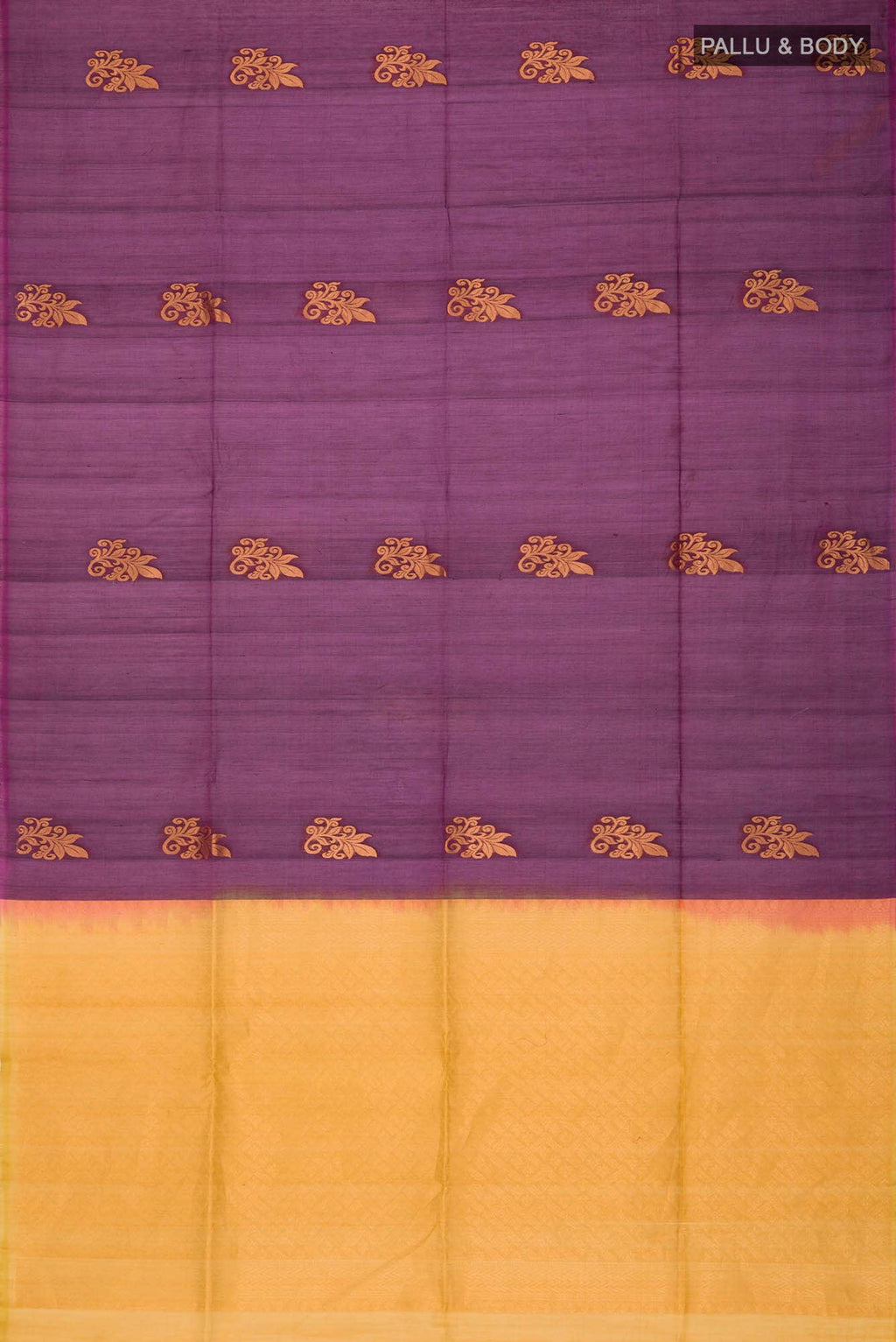 Purple Silk Cotton Saree