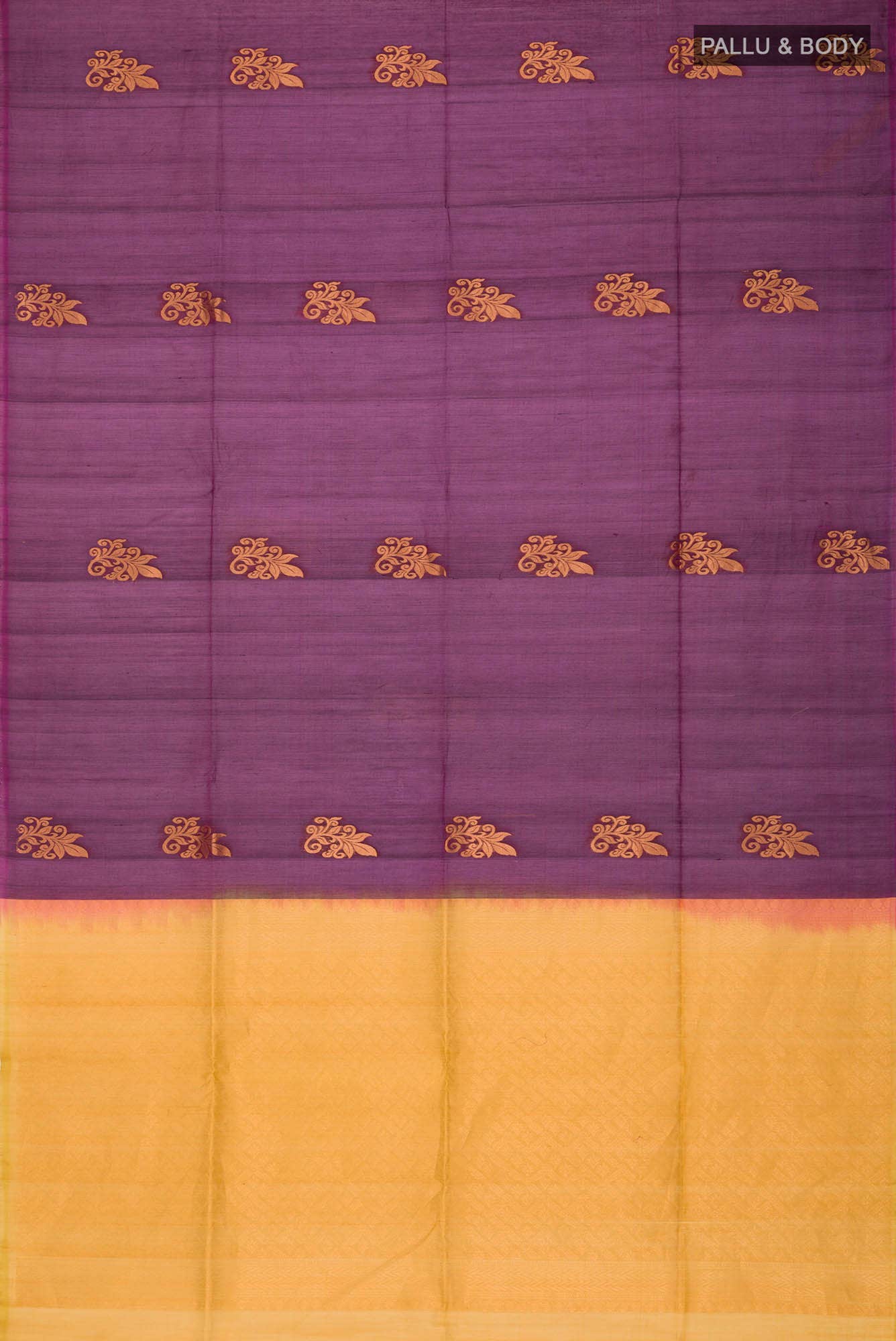 Purple Silk Cotton Saree