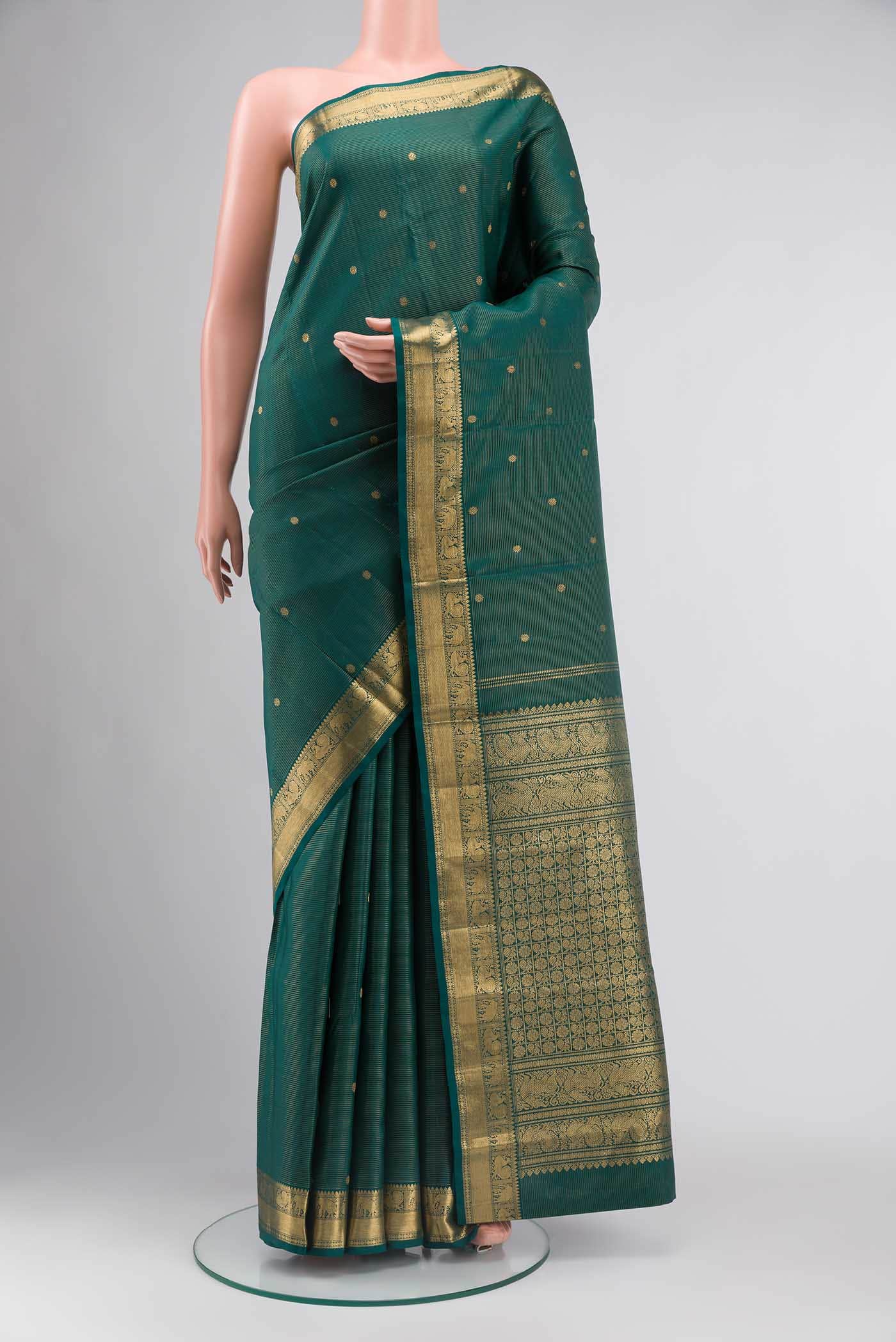 Green Kanchipuram Silk Saree