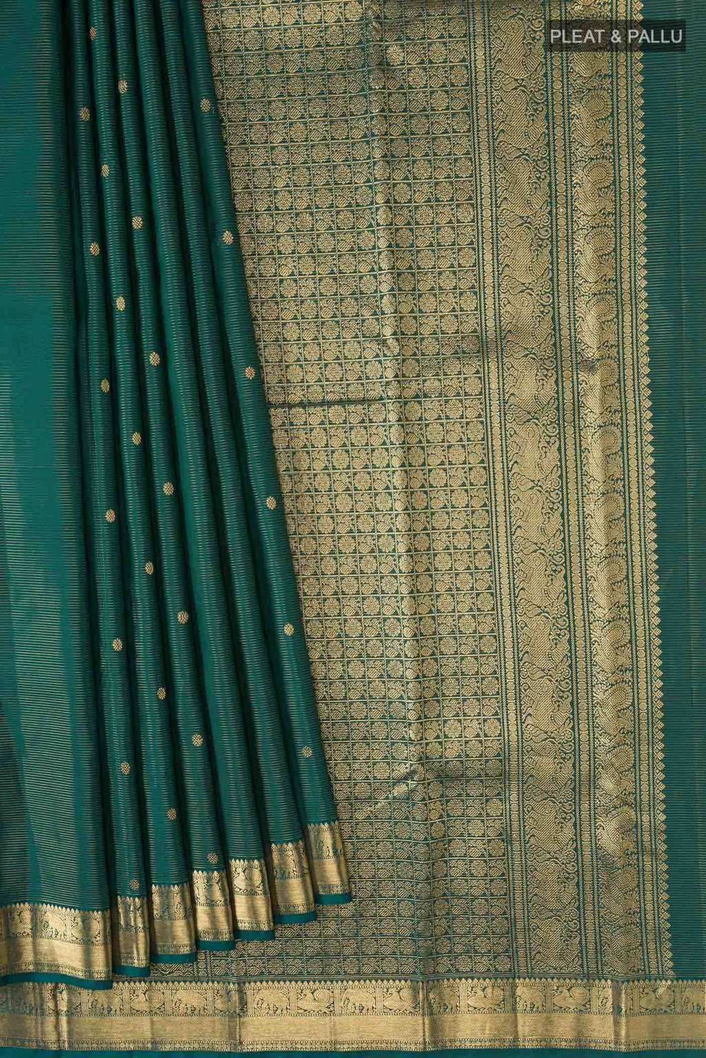 Green Kanchipuram Silk Saree