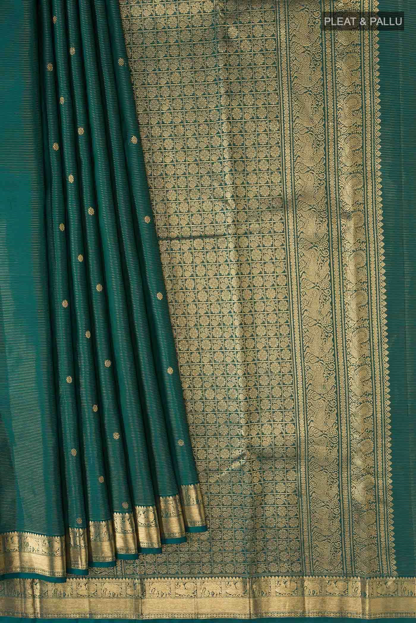 Green Kanchipuram Silk Saree