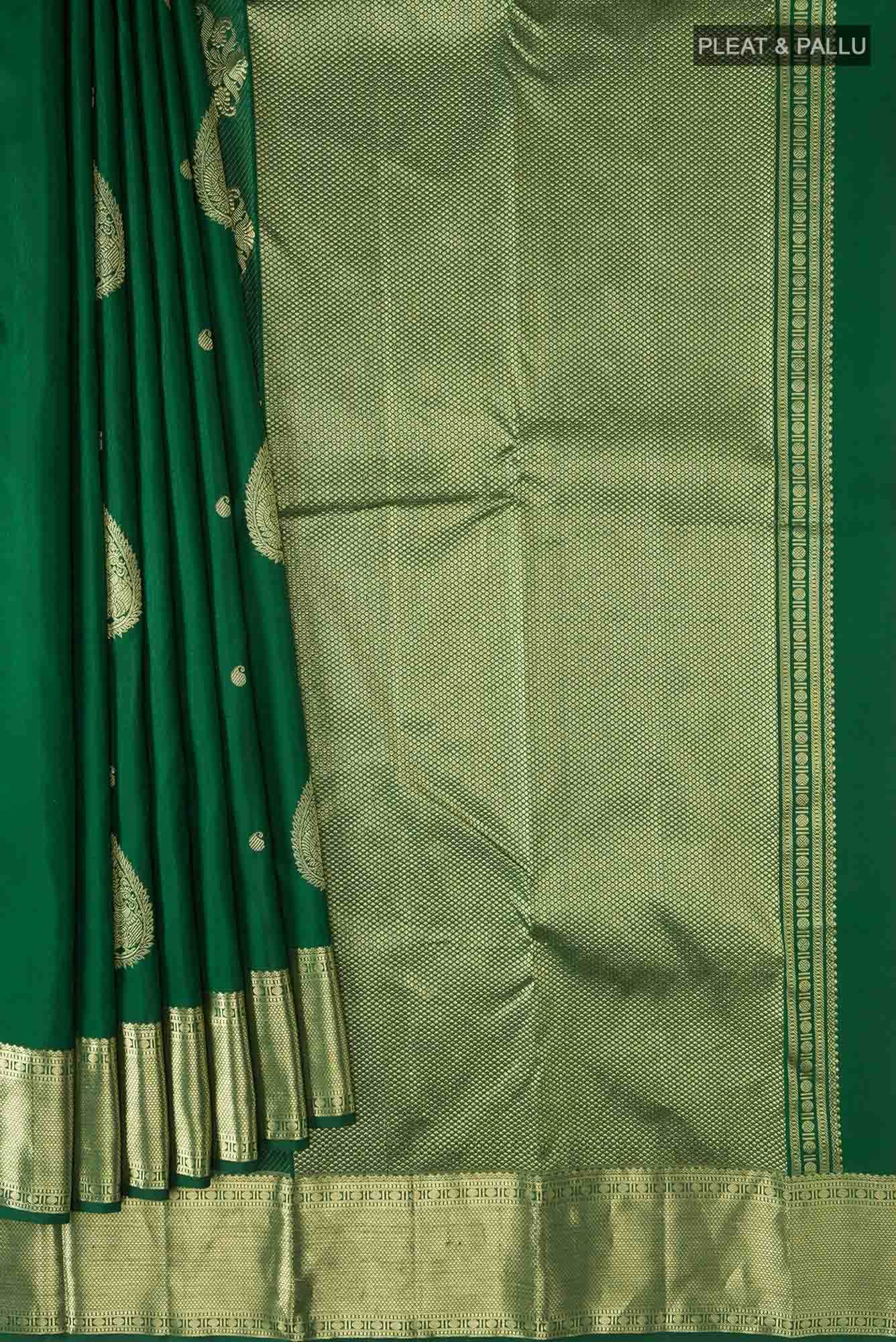 Green Kanchipuram Silk Saree