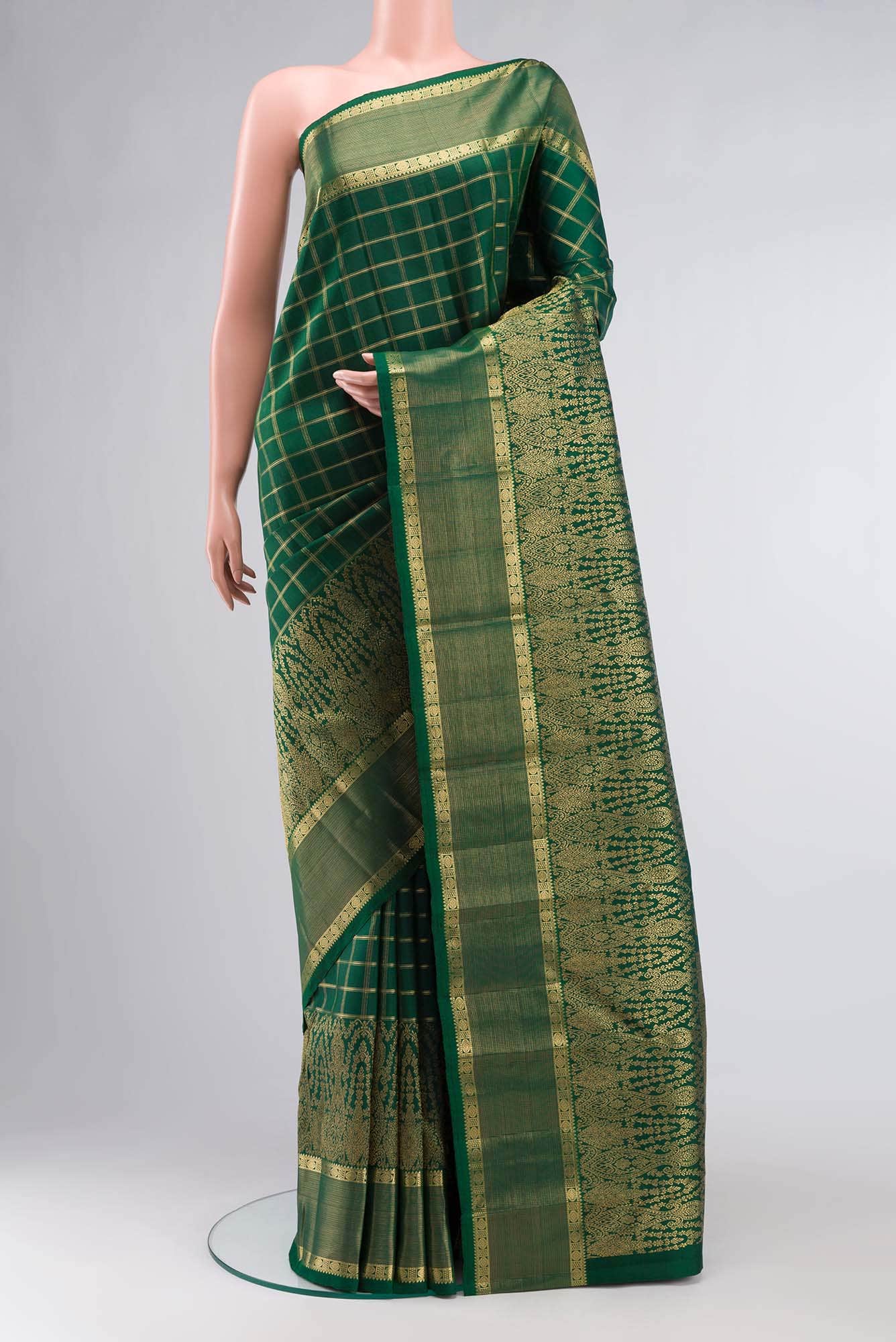Green Kanchipuram Silk Saree