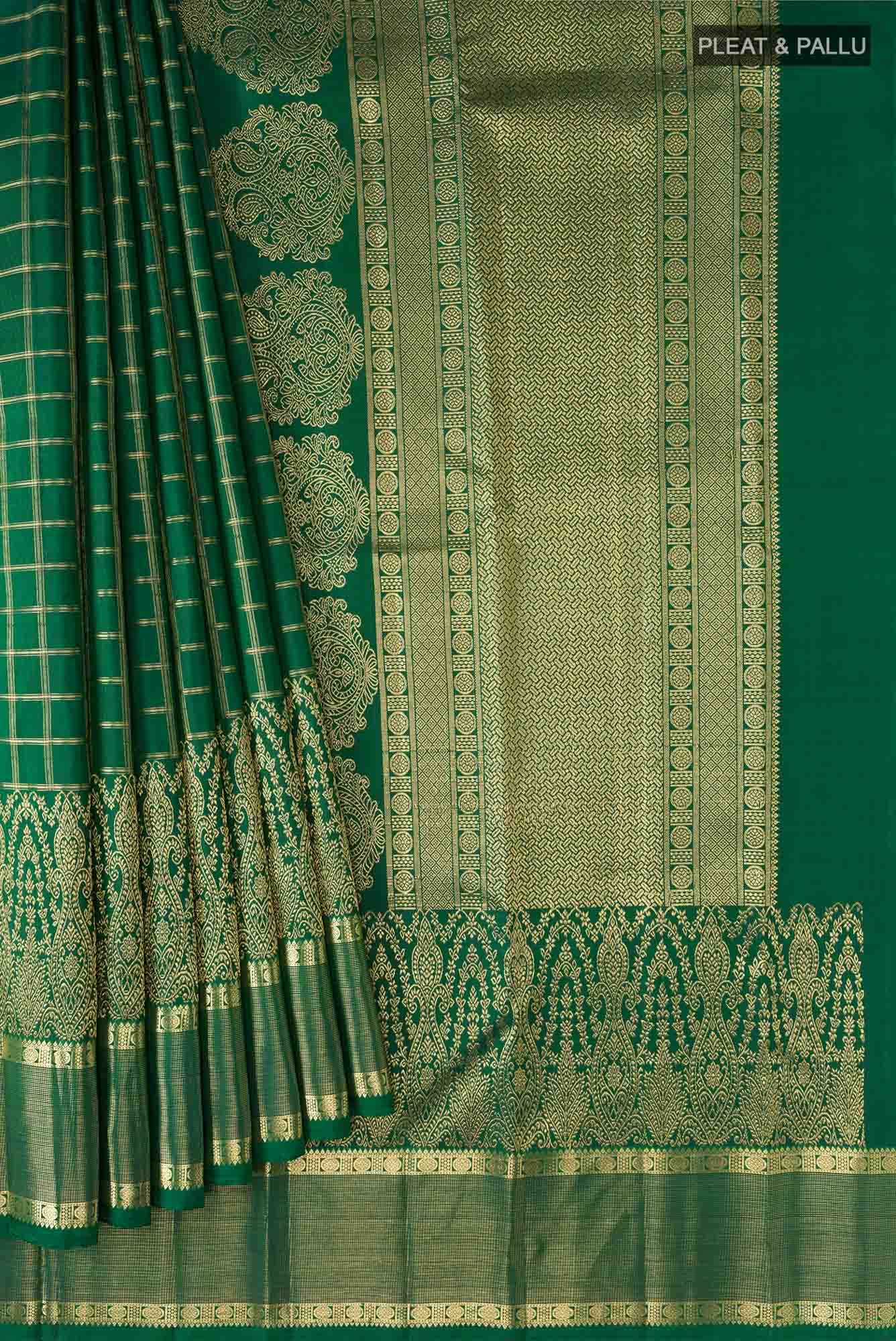 Green Kanchipuram Silk Saree