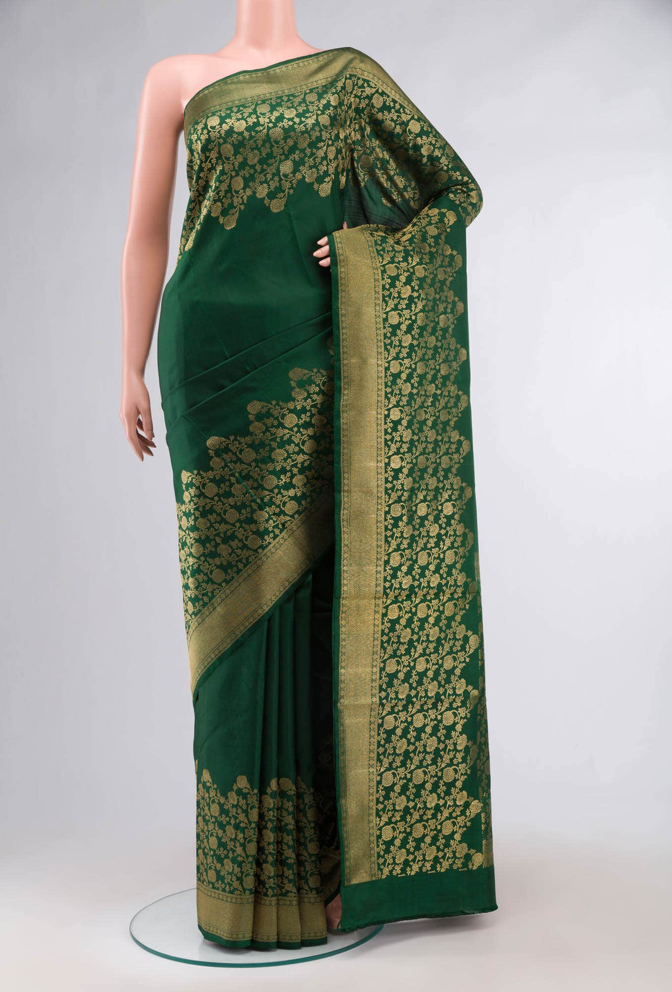 Green Kanchipuram Silk Saree