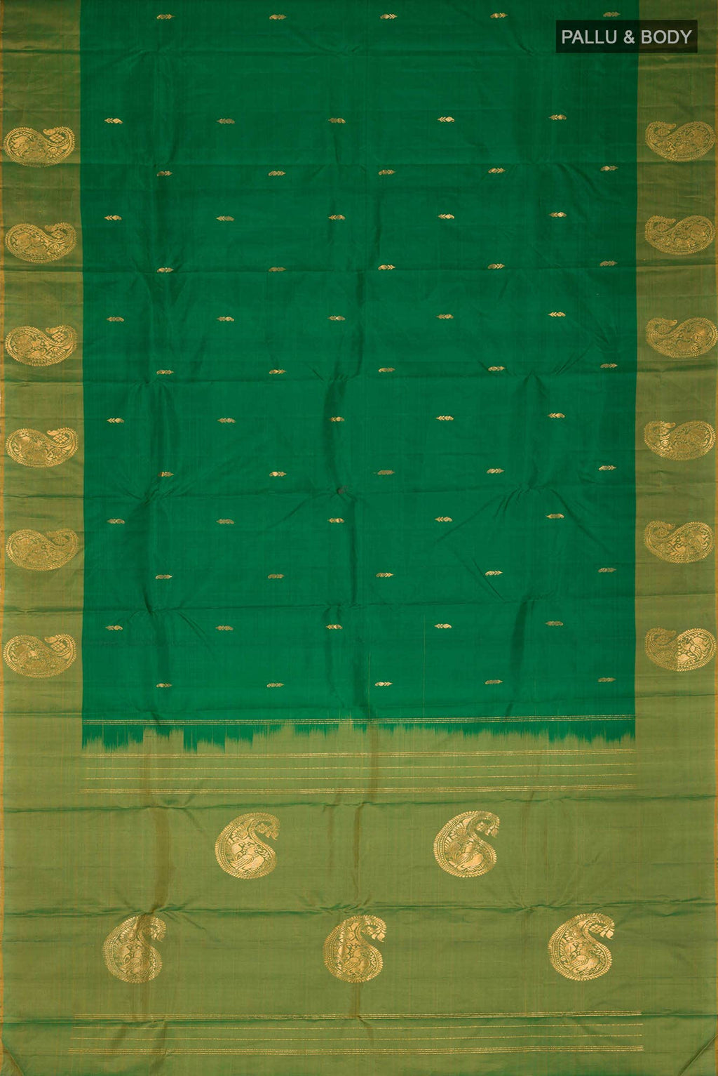 Green Kanchipuram Silk Saree