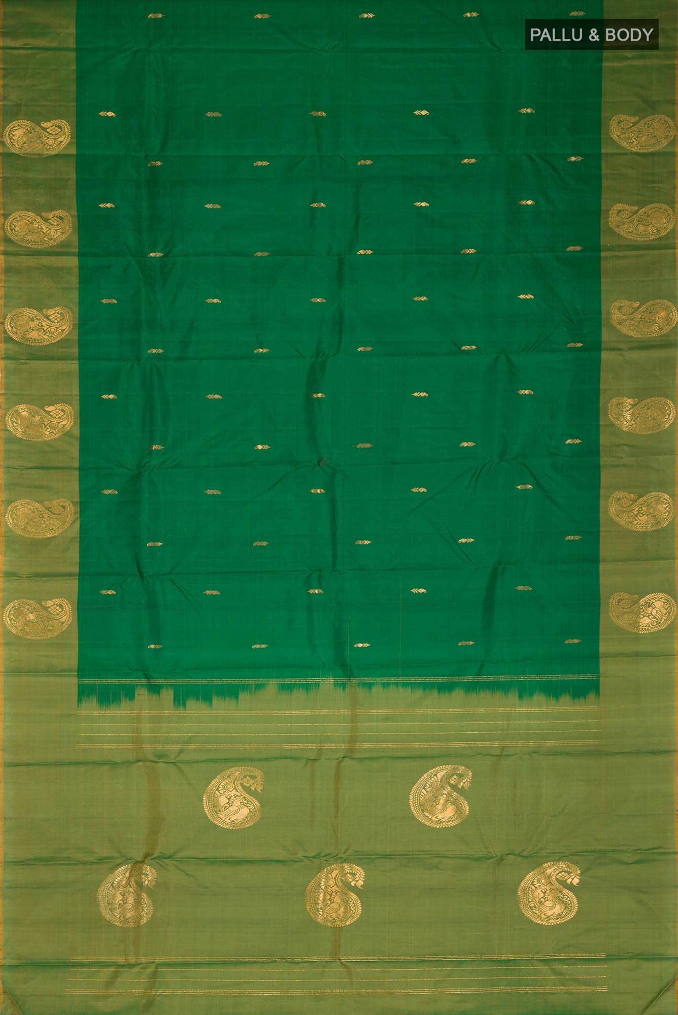 Green Kanchipuram Silk Saree