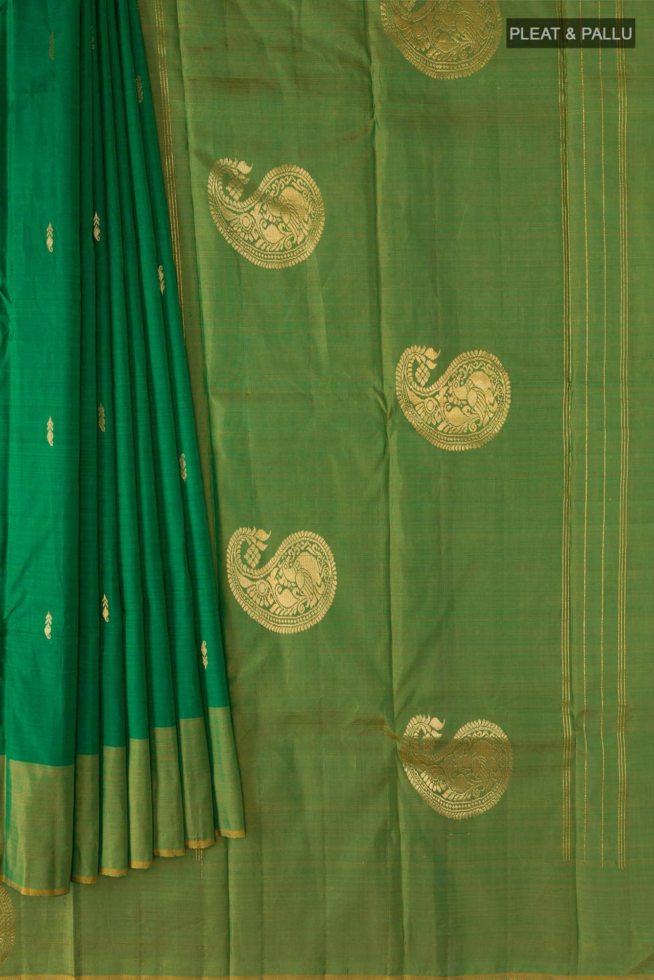 Green Kanchipuram Silk Saree