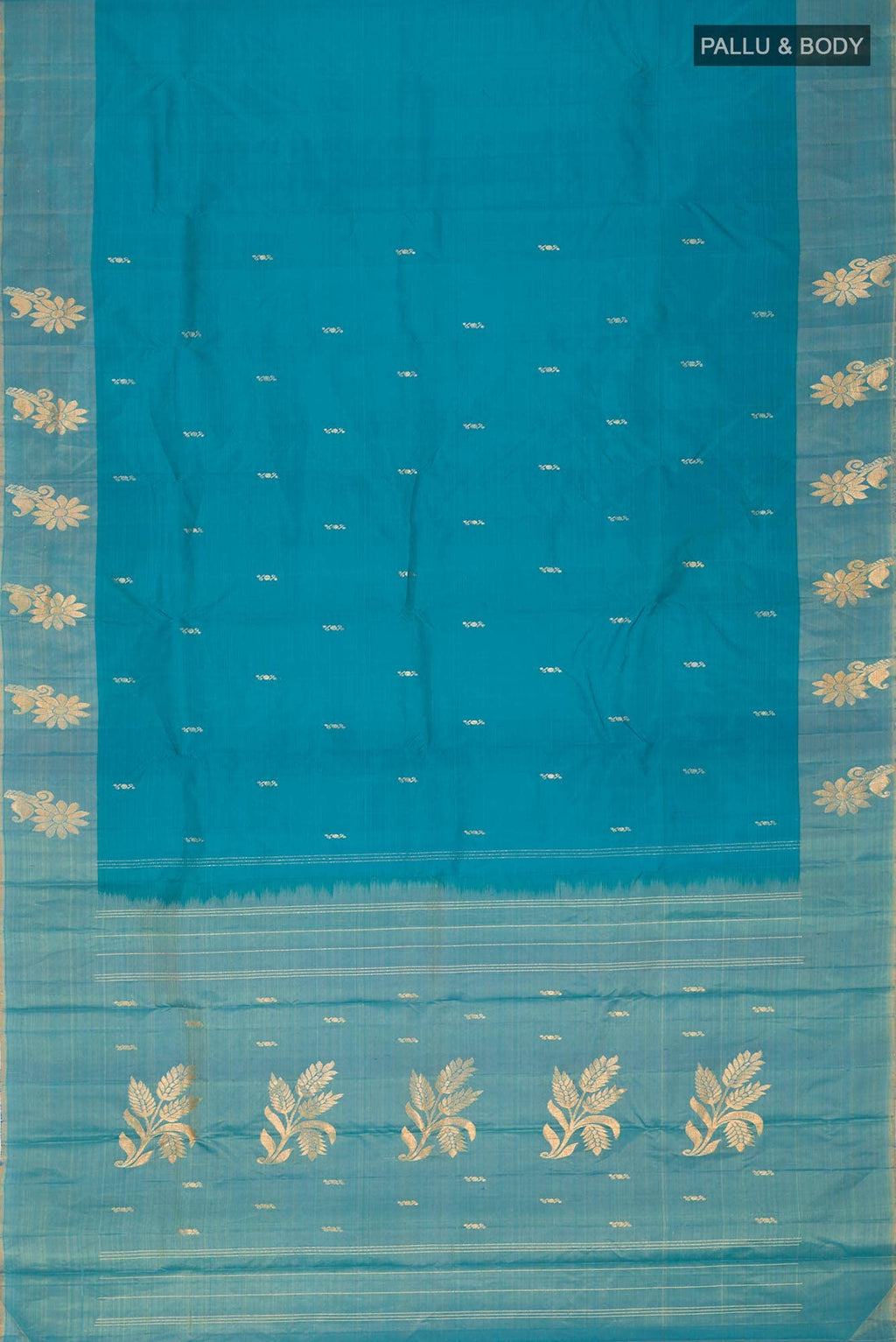 Blue Kanchipuram Silk Saree