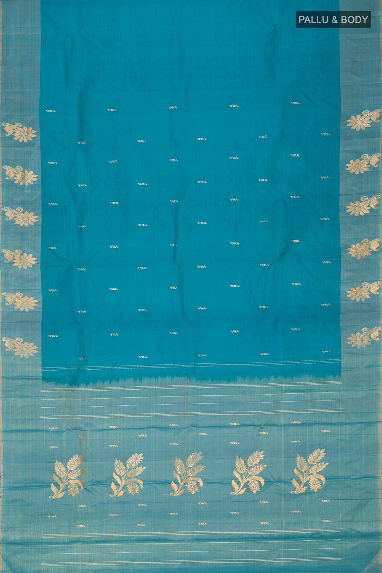 Blue Kanchipuram Silk Saree