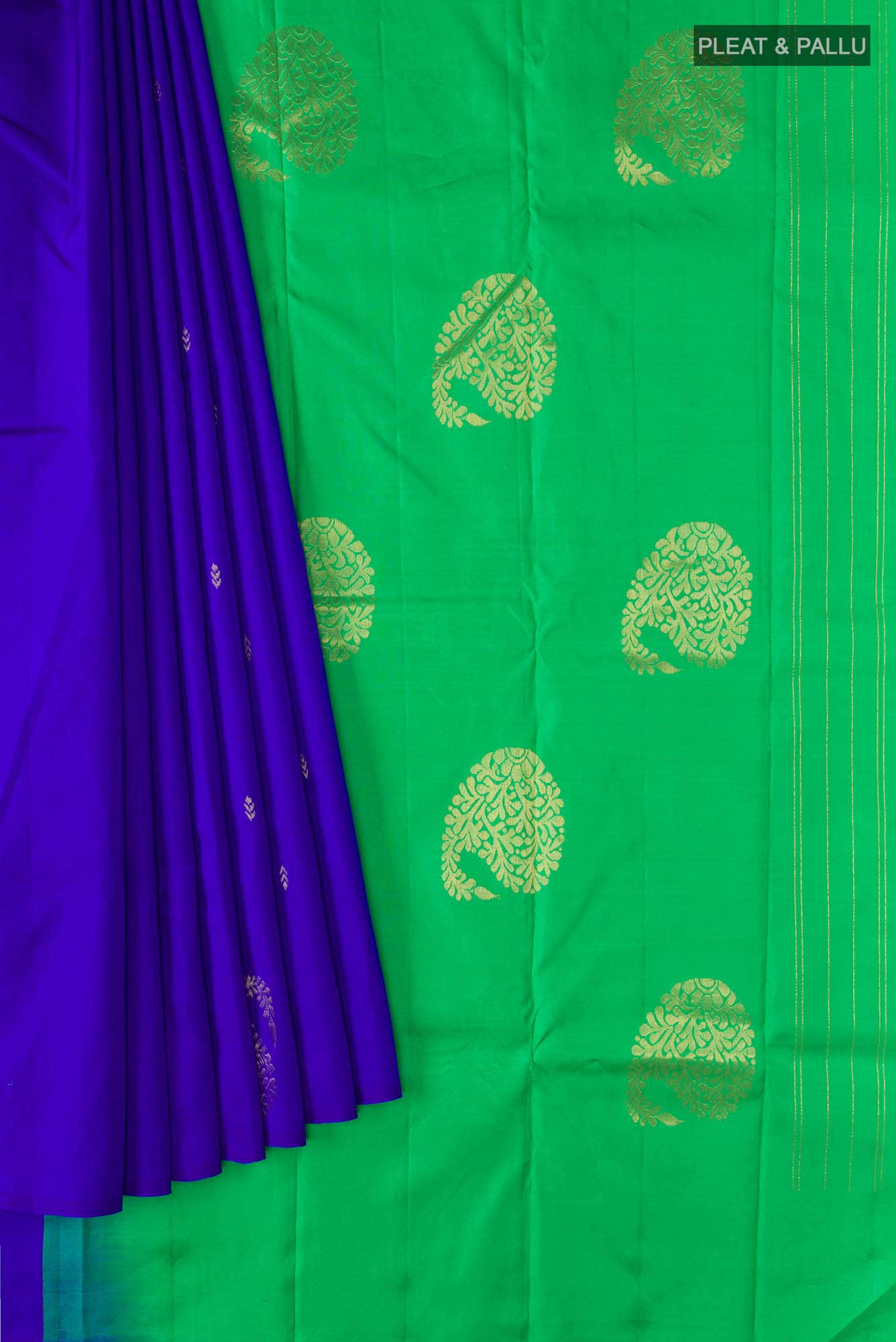Blue Kanchipuram Silk Saree