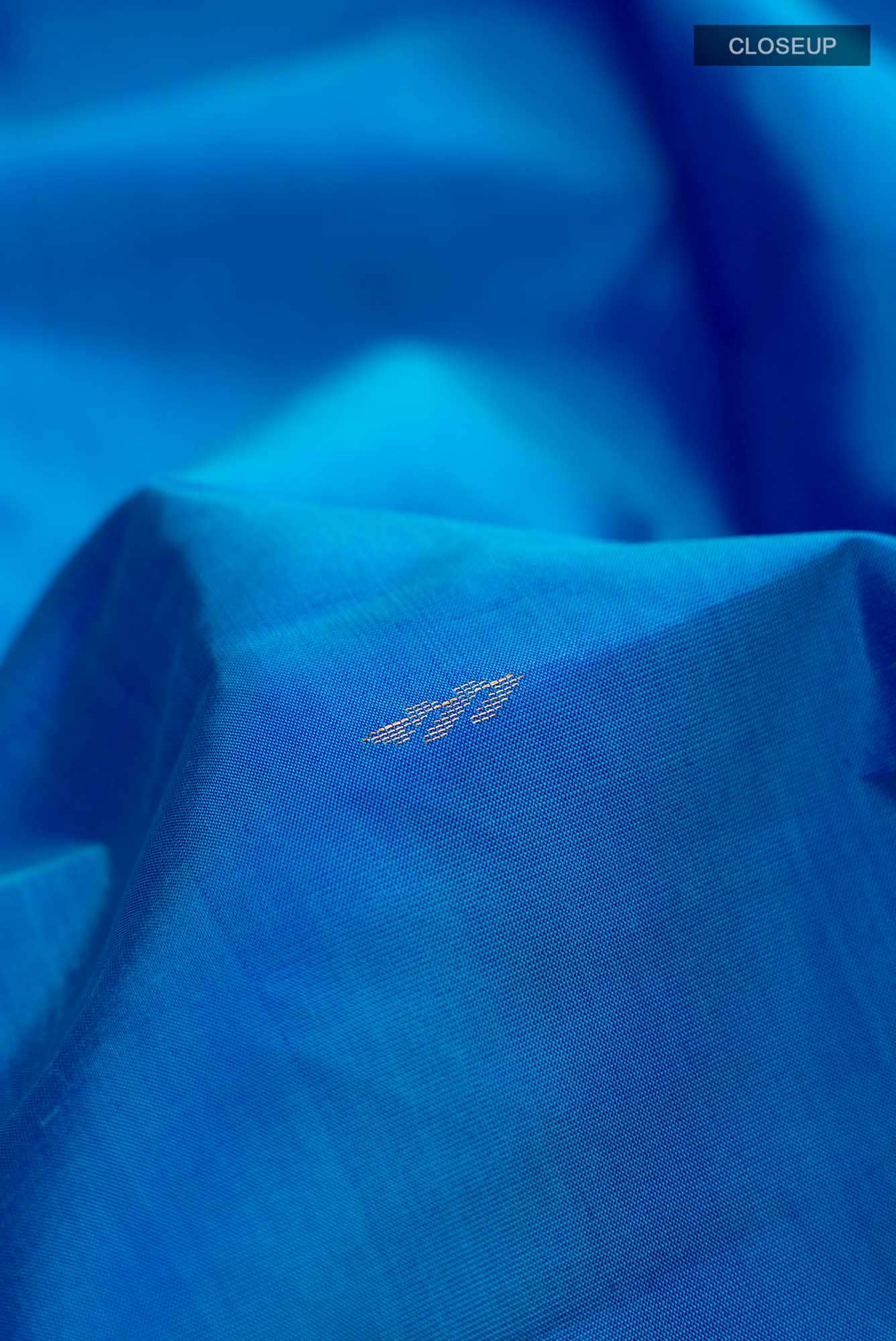 Blue Kanchipuram Silk Saree