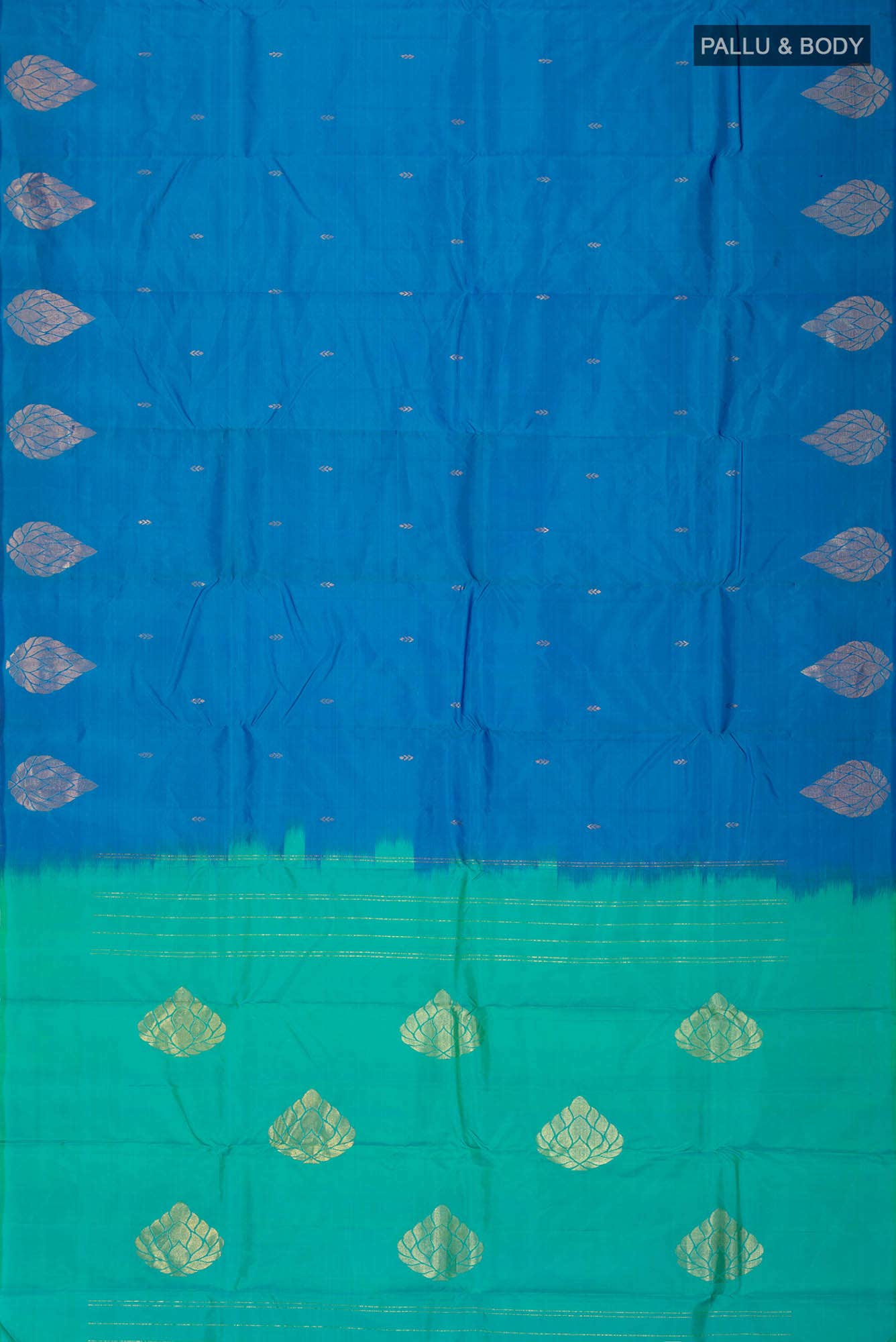 Blue Kanchipuram Silk Saree