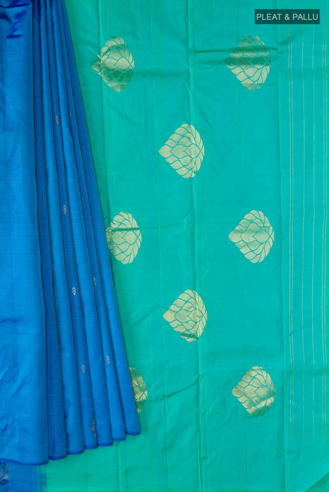 Blue Kanchipuram Silk Saree