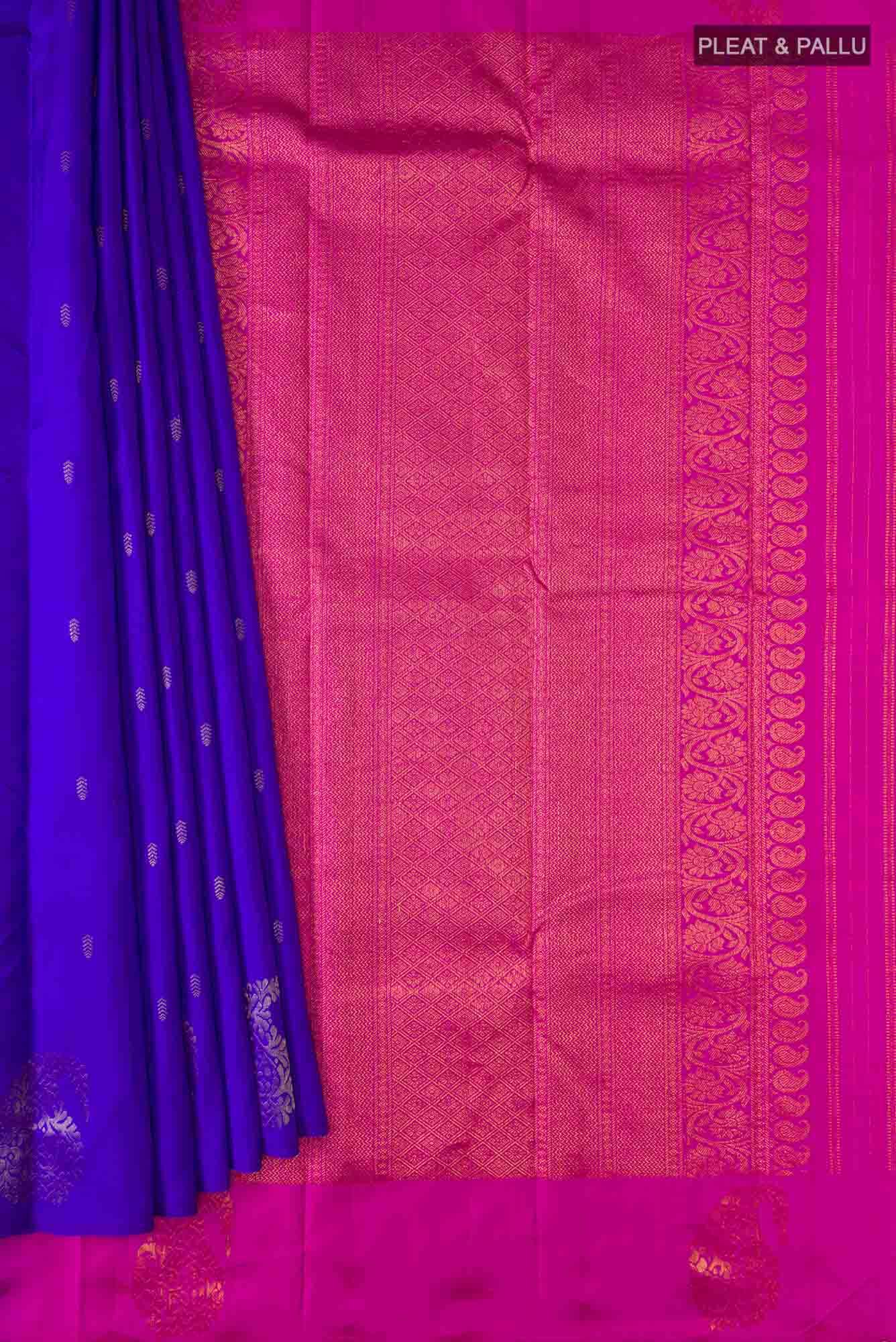 Blue Kanchipuram Silk Saree