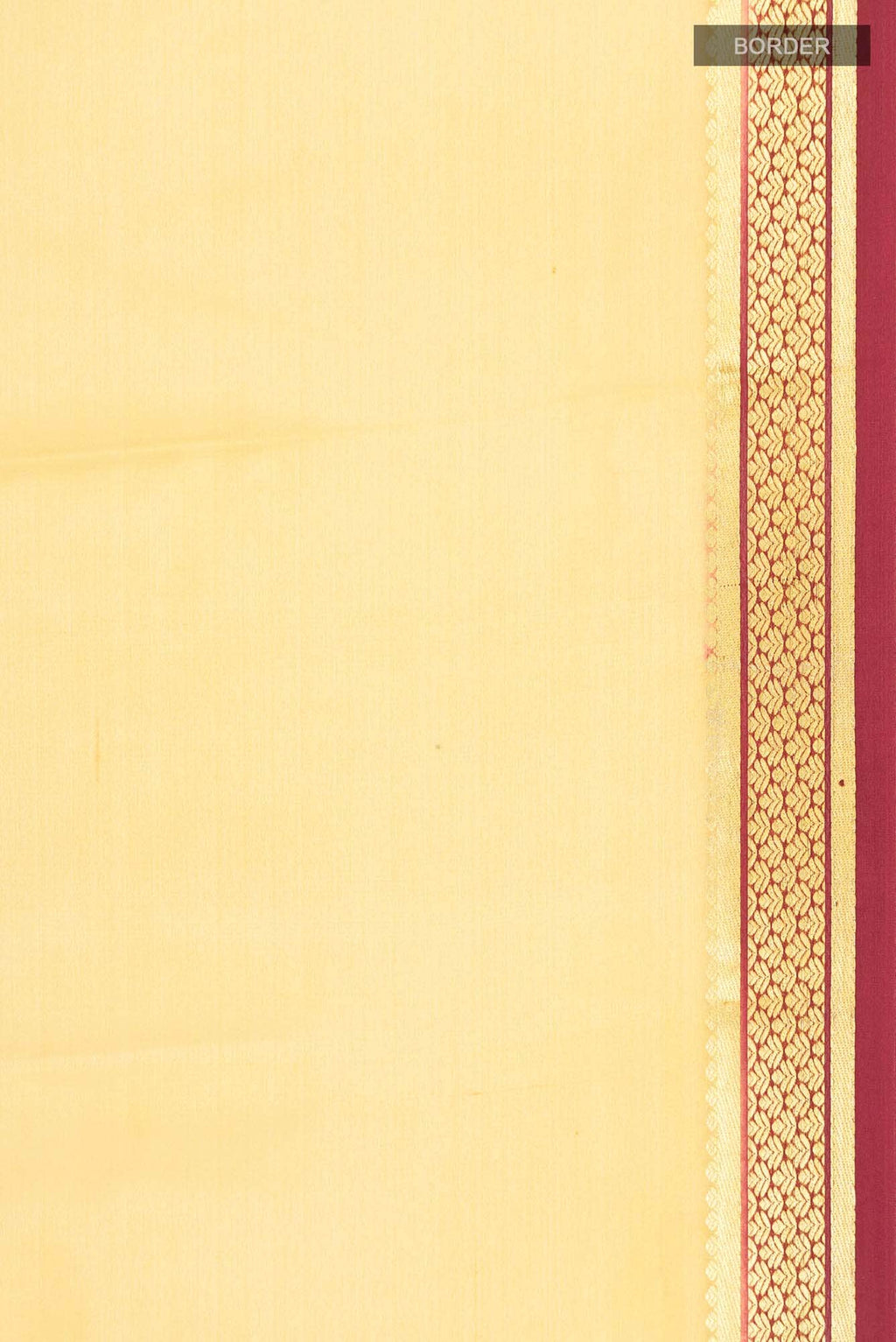 Yellow Mysore Crepe Saree