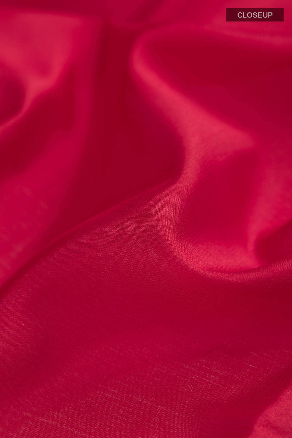 Red Mysore Crepe Saree