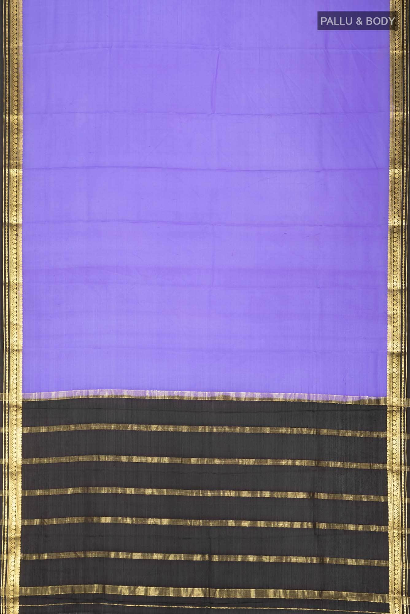 Lavender Mysore Crepe Saree