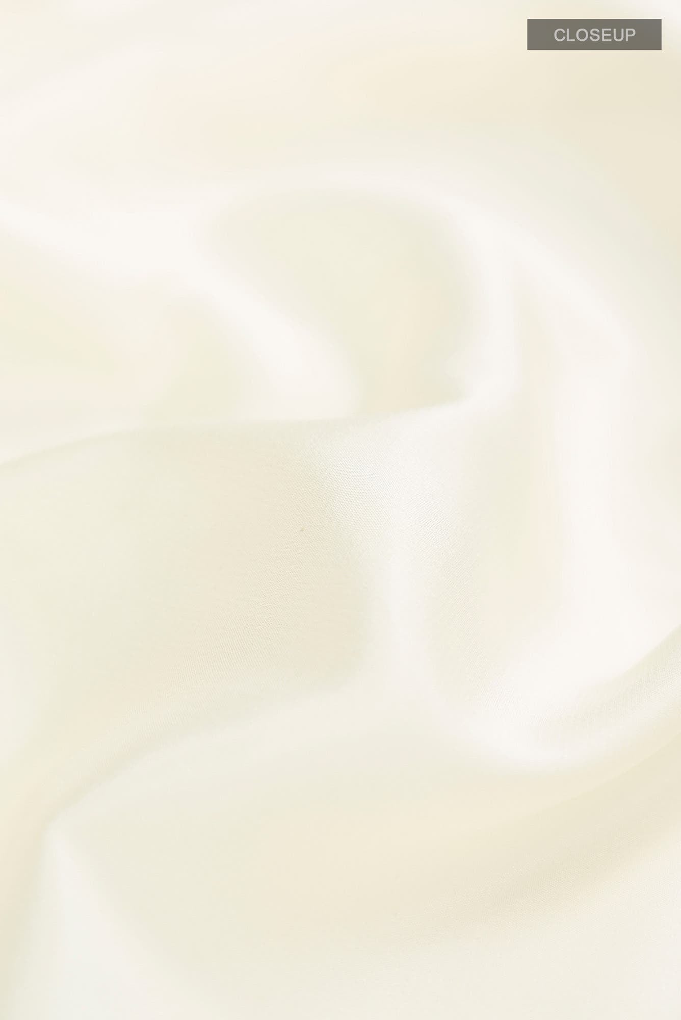 Cream Mysore Crepe Saree
