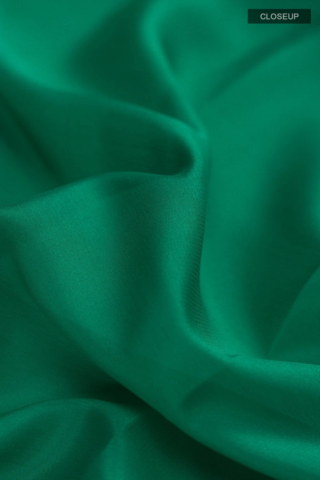 Green Mysore Crepe Saree