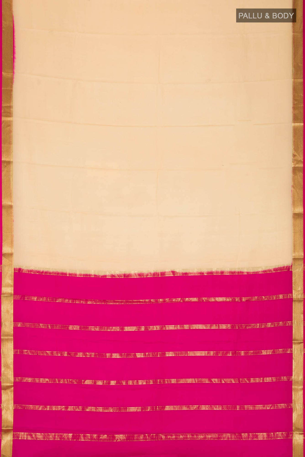 Sandal Mysore Crepe Saree