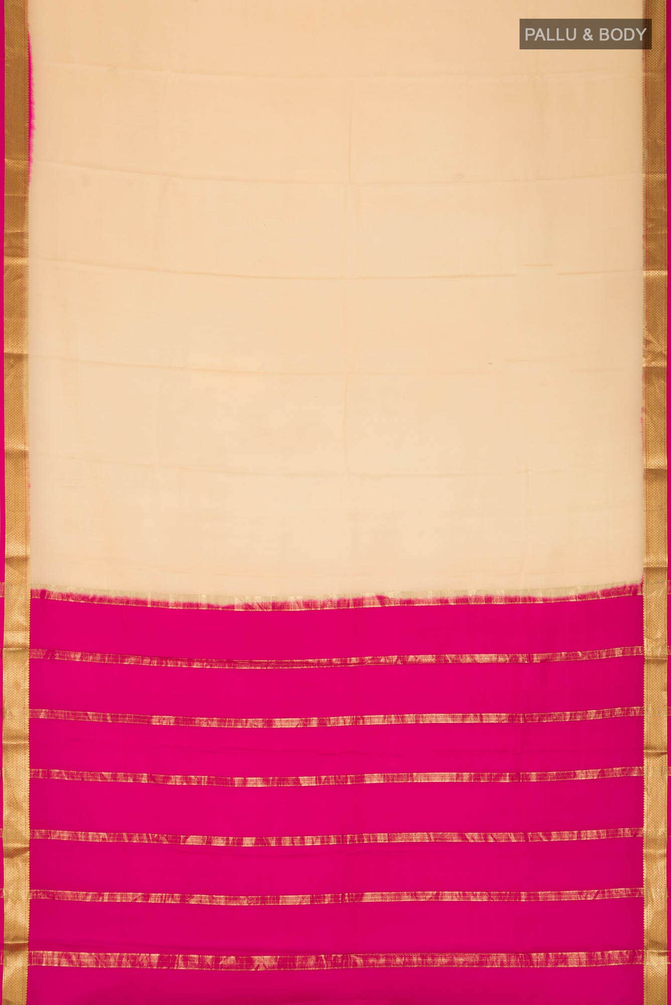 Sandal Mysore Crepe Saree