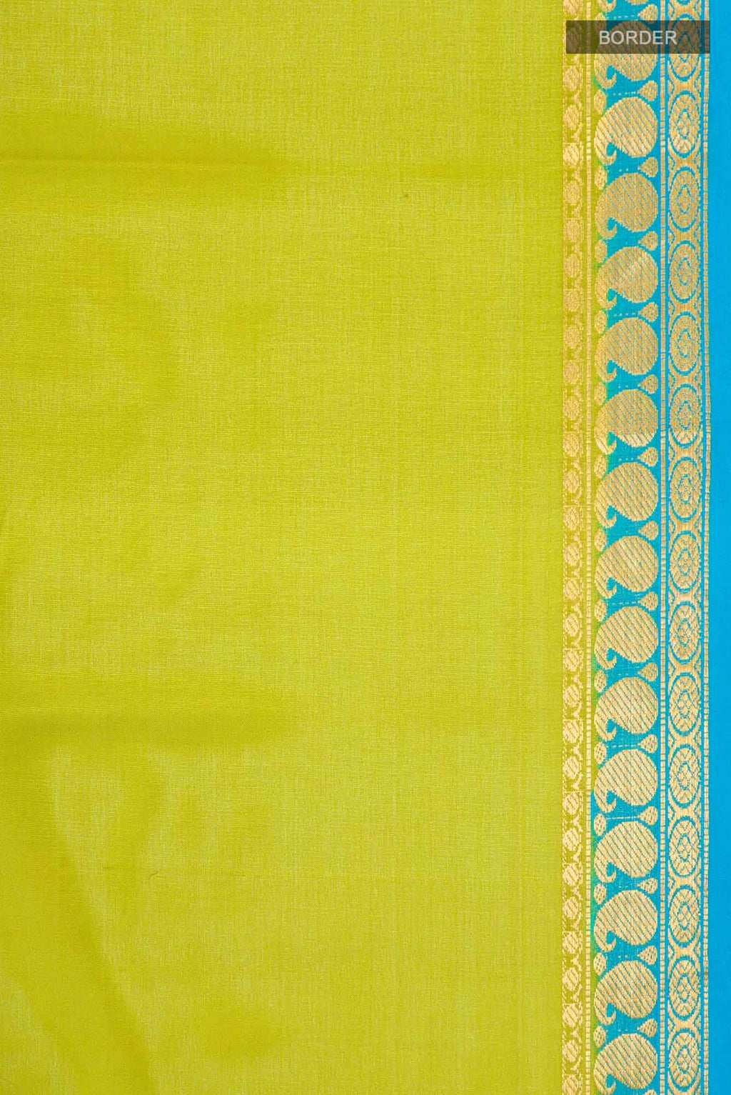 Green Mysore Crepe Saree