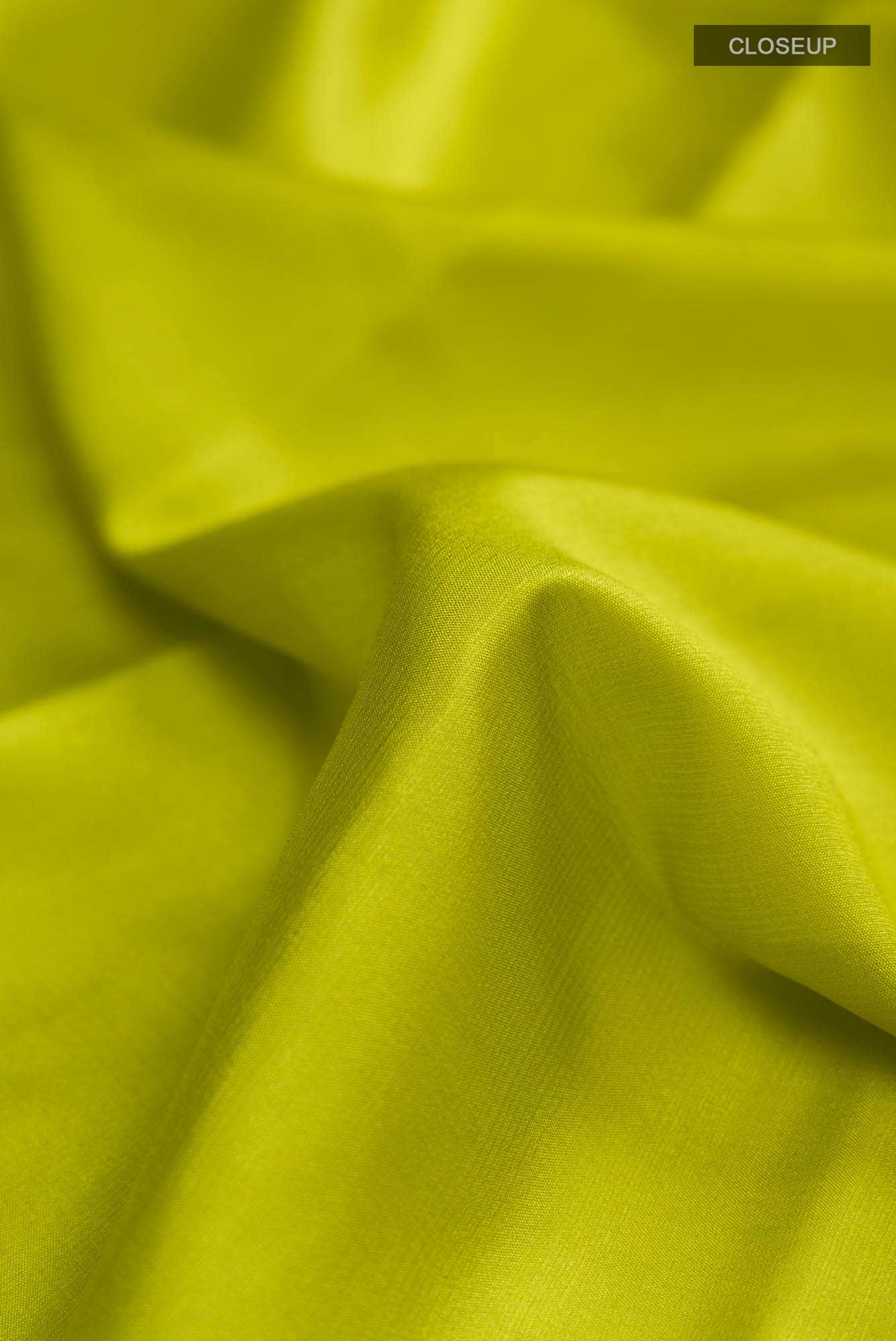 Green Mysore Crepe Saree