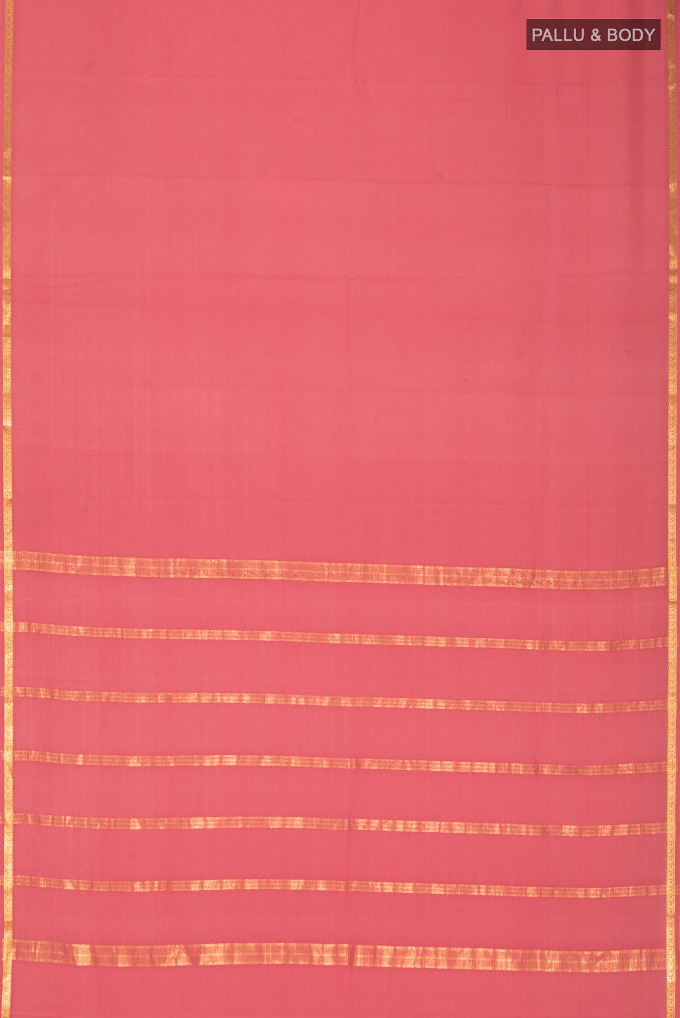 Coral Mysore Crepe Saree
