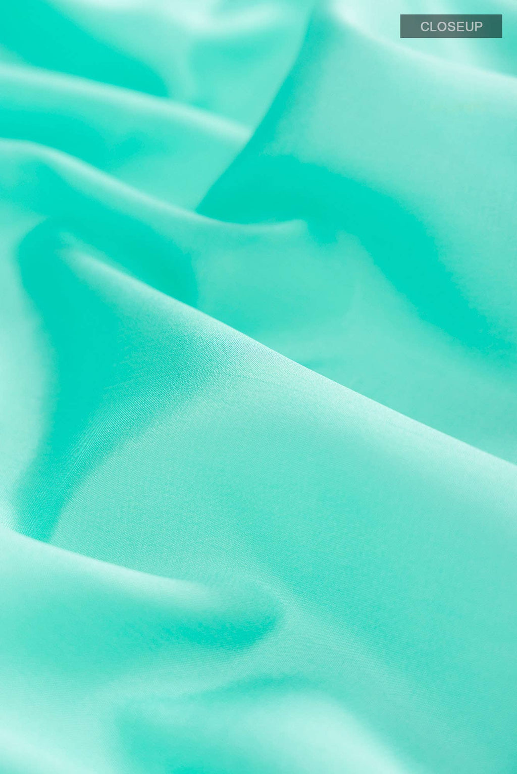 Sea Green Mysore Crepe Saree