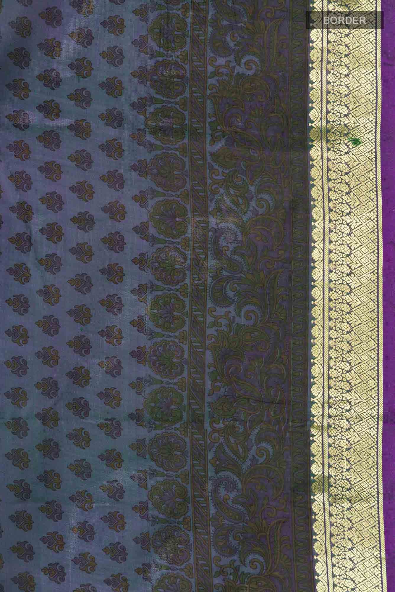 Blue Bangalore Silk Saree
