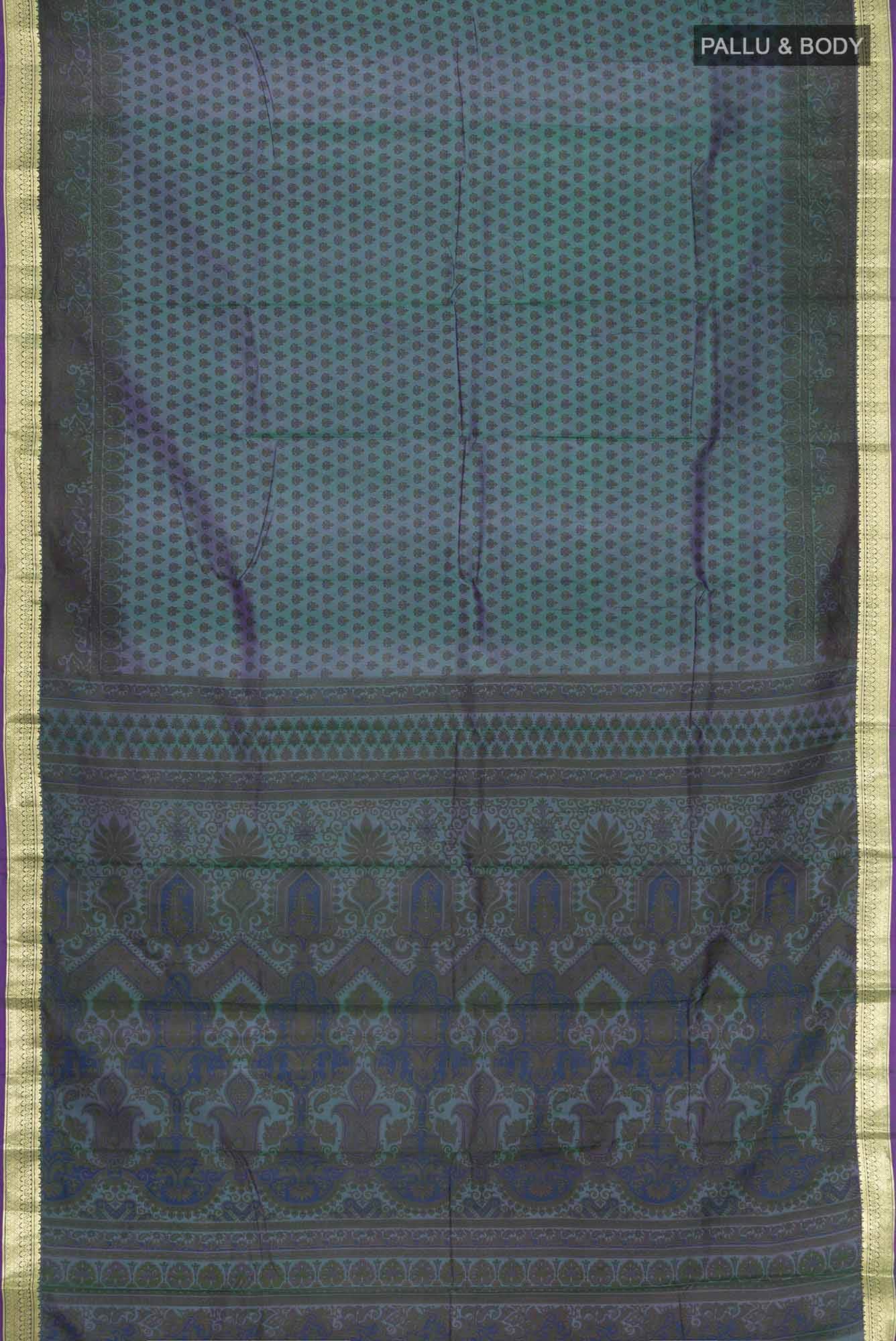 Blue Bangalore Silk Saree