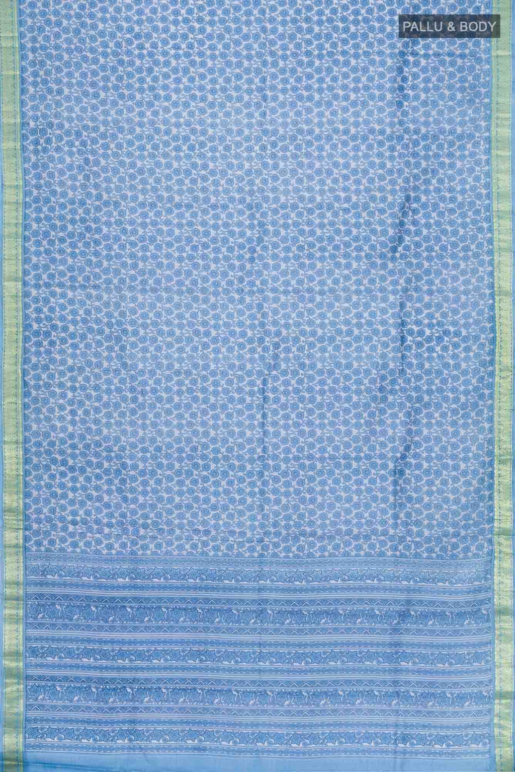 Blue Bangalore Silk Saree